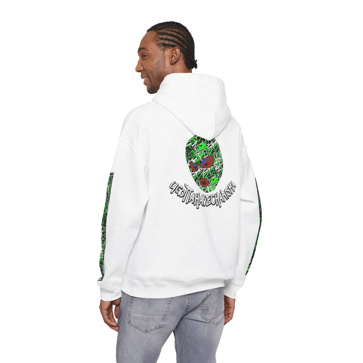 ugottahavecharisma White logo hoodie — photo 07