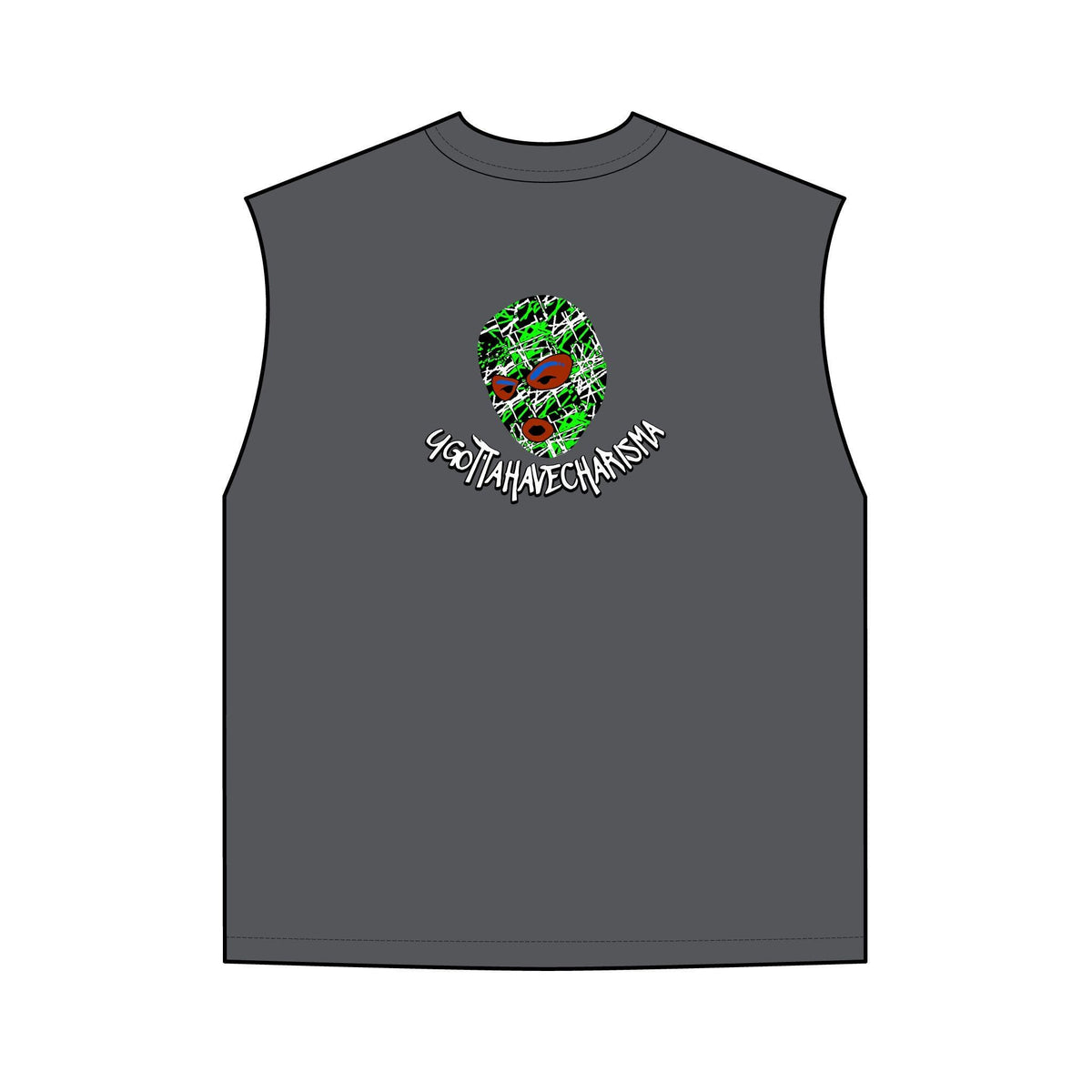 ugottahavecharisma Logo tank | Graphic Sleeveless Shirt