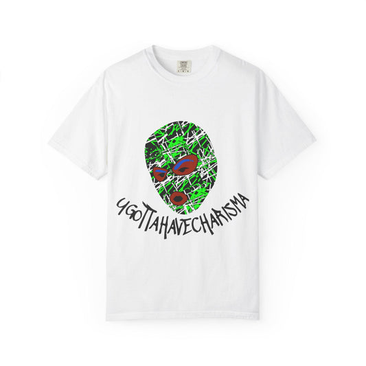 ugottahavecharisma White Logo Tee | Gender Neutral Streetwear | Graphic Tee |