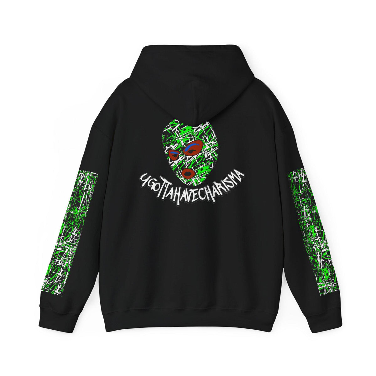 ugottahavecharisma Black logo hoodie — photo 02